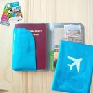 Happy Travel Passport Holder, Passport Wallet Blue