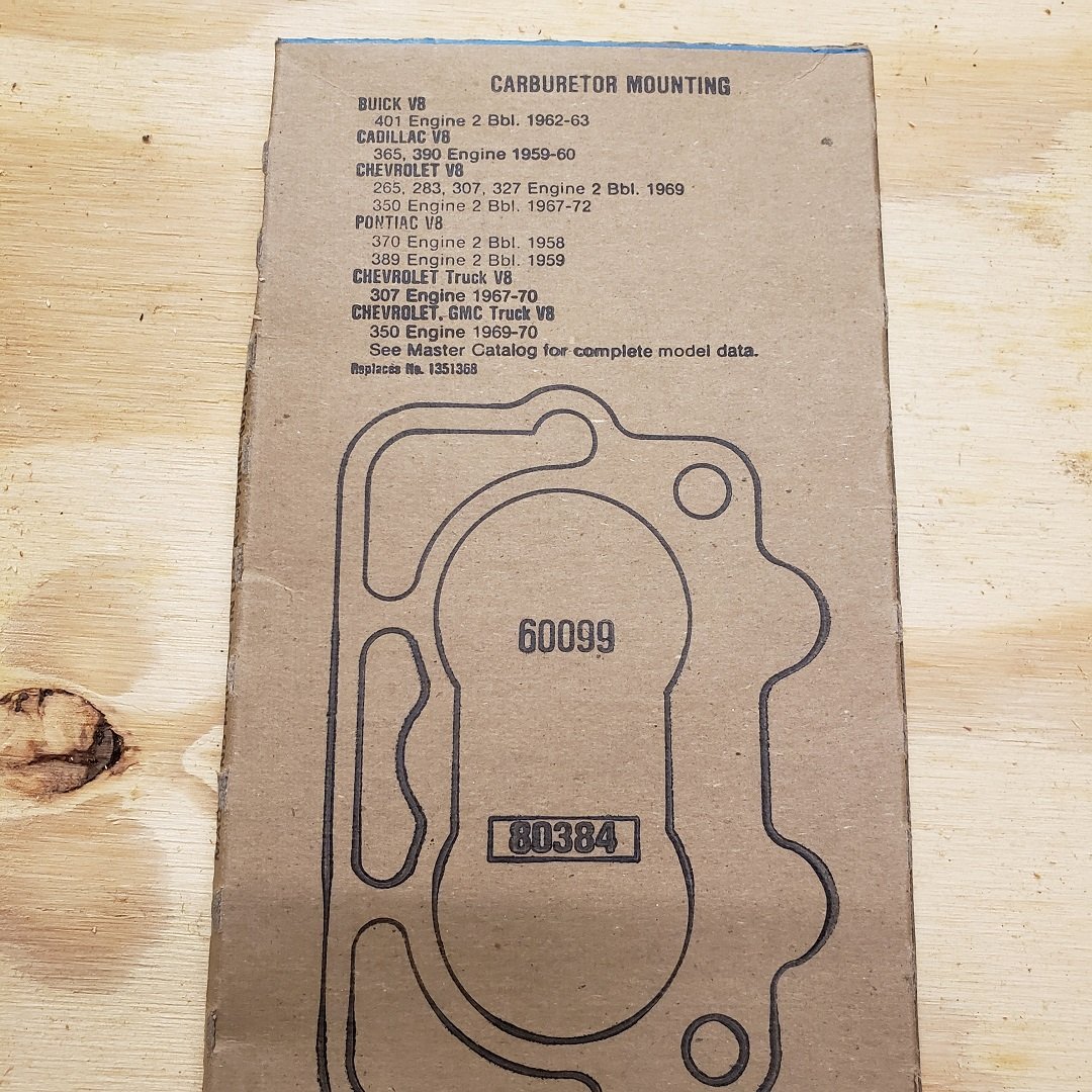 FelPro SBC Rochester 2bbl Carburetor Gasket 60099 SB1