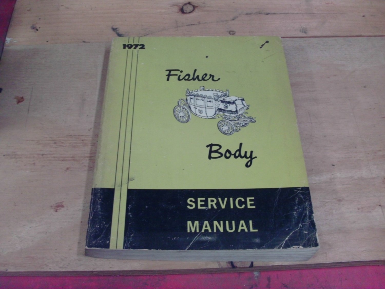 Used 1972 General Motors Fisher Body Manual