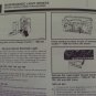 Used Carquest Maintence Reminder Lamp Reset Book