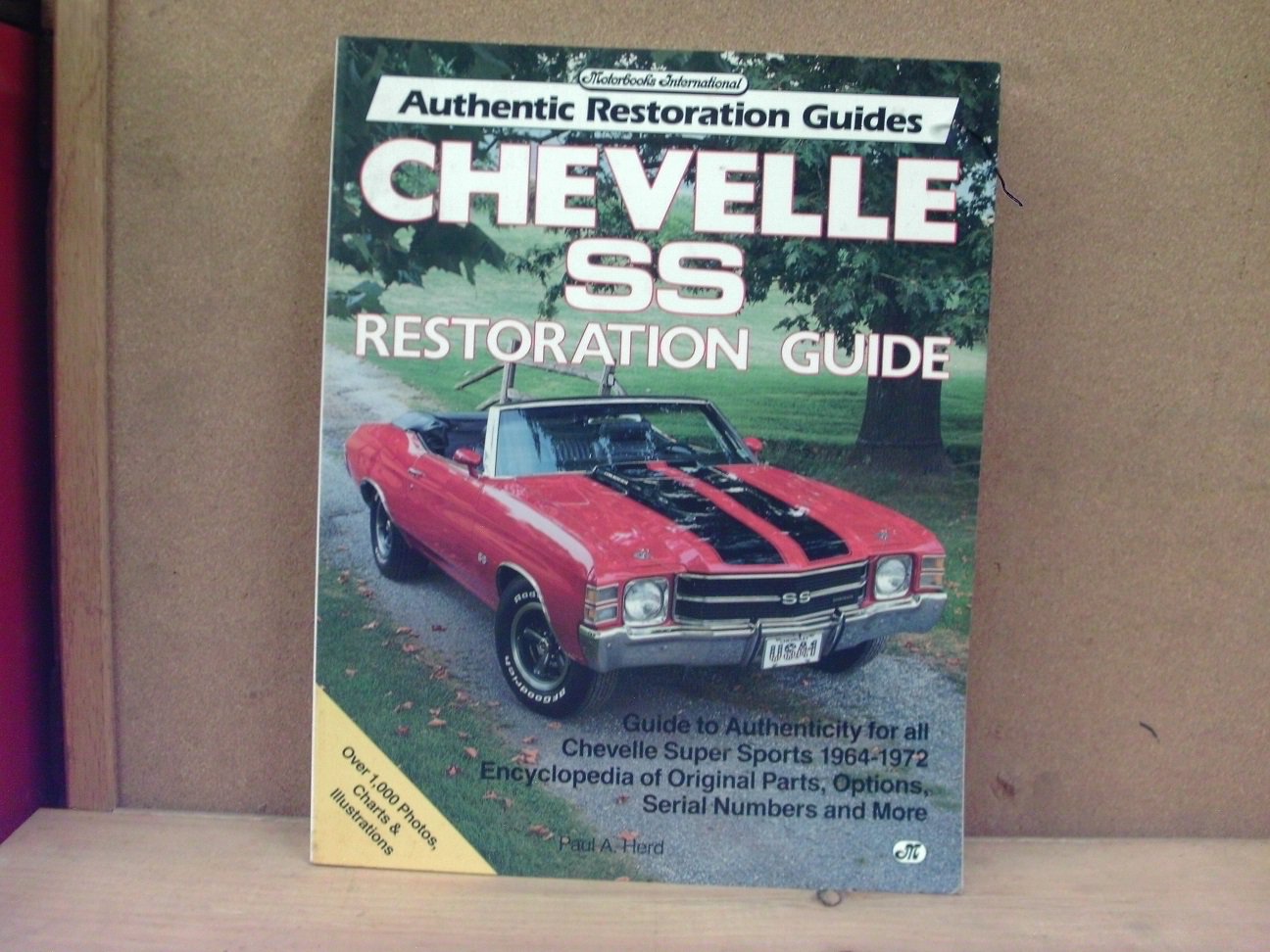 Used Chevelle SS Restoration Guide Book