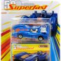 2019 Matchbox 50th Anniversary Superfast #12 Blue Shark in Blue Mint on Card GBK35