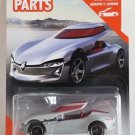 2020 Matchbox Moving Parts #3 Renault Trezor Concept in White Mint on Card FWD41