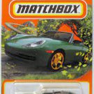 2022 Matchbox #27 Porsche 911 Turbo Convertible in Green Mint on Card HFP56