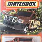 2022 Matchbox #1 Nissan NV Van in Brown Mint on Card HFP64