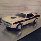 1971 Plymouth Barracuda 1:24 Scale Model in Yellow