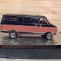 1970s Chevrolet Van 1:25 Scale Model in Black and Tan