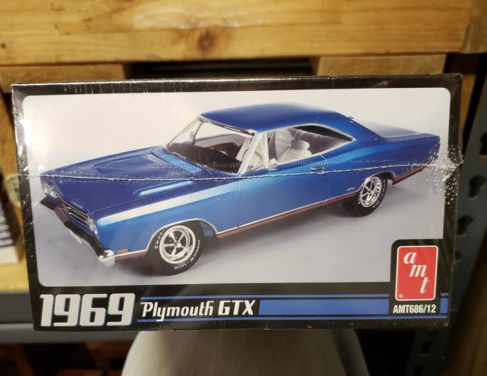 AMT 1969 Plymouth GTX Model Kit Sealed in Box AMT686