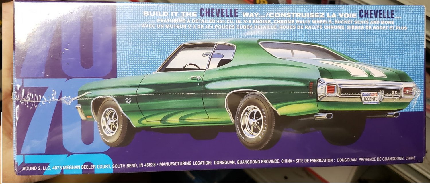 Kit Modello 1970 Chevrolet Chevelle SS 1:25 - Foto 9