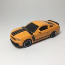 2017 Maisto 1:64 Ford Mustang Boss 302 in Yellow Carded 11728