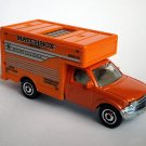 2017 Matchbox #28 MBX Moving Van in Orange Loose DVK47 48A