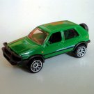 2017 Matchbox #4 '90 VW Golf Country in Green Loose DVK05 48A