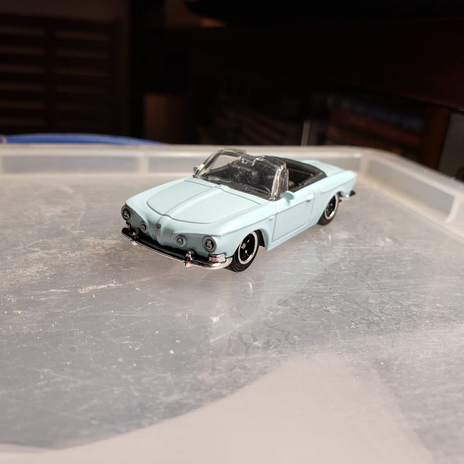 2013 Matchbox MB35 VW Karmann Ghia Type 34 in Light Blue Loose MB883-Y0562 48C
