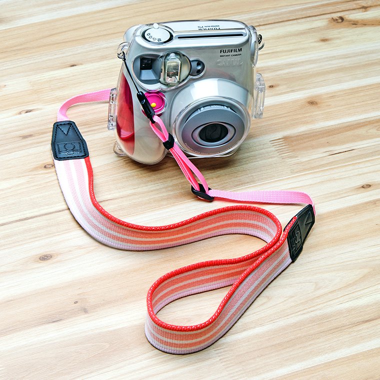 Pink Stripe Camera Strap Accessories for Fujifilm Instax Mini 8 7s 25