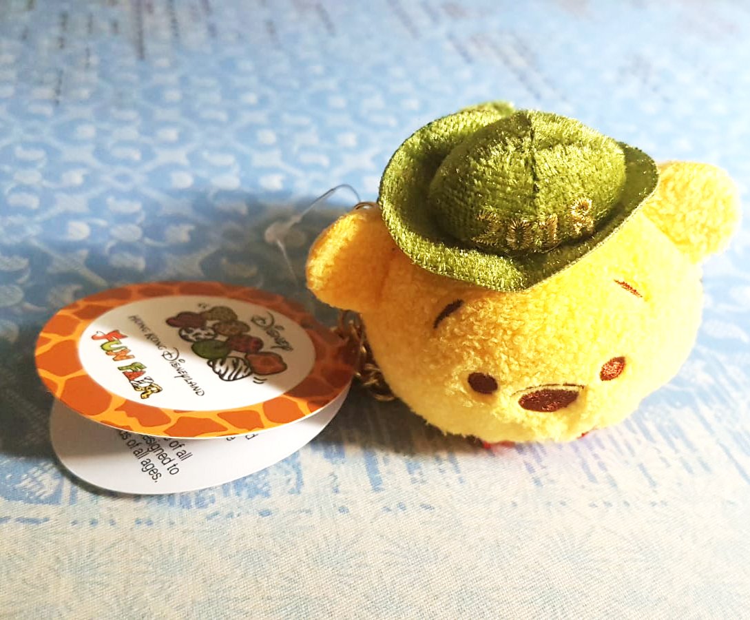 Disney Tsum Tsum Winnie the Pooh Limited Edition from Hong Kong Disneyland Fun Fair Doll Soft Toy
