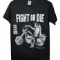 New, Fight Or Die, Daryl Dixon Licensed, The Walking Dead, Men's T-Shirt, Size S