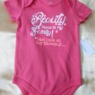 New Baby Girl Creeper Bodysuit One Piece Size 12 Months