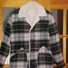 Men's Pile lined wool coat