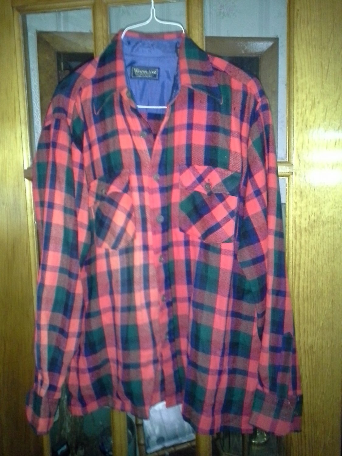Woodland Flannel Men Shirt Jacket