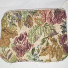 Zippered Flower print purse