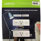 Wemo Wi-Fi Smart Plug 2 Pack - Control Appliances with Alexa or Google Assistant