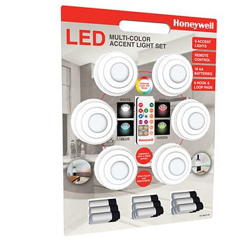 Honeywell LED Multi-Color Accent Light Set, 6 pk.