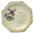Elegant Ceramic Decorative Plate 'May friends you love