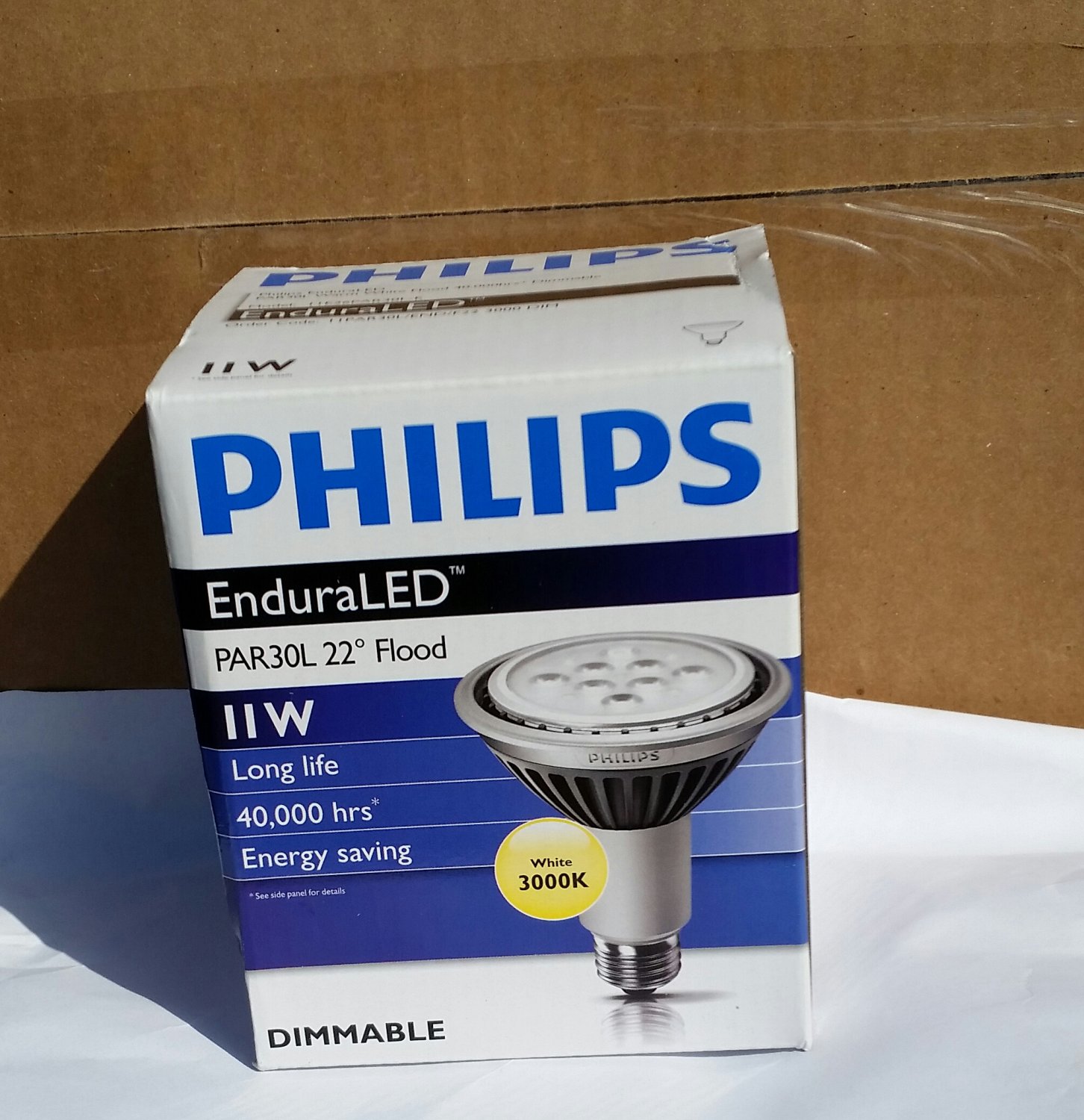 Philips Endura LED PAR indoor reflectors 11PAR30L/END/F22 3000 DIM 6/1  408138 Case Lot