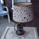 Black Rod Iron Table Lamp with shade