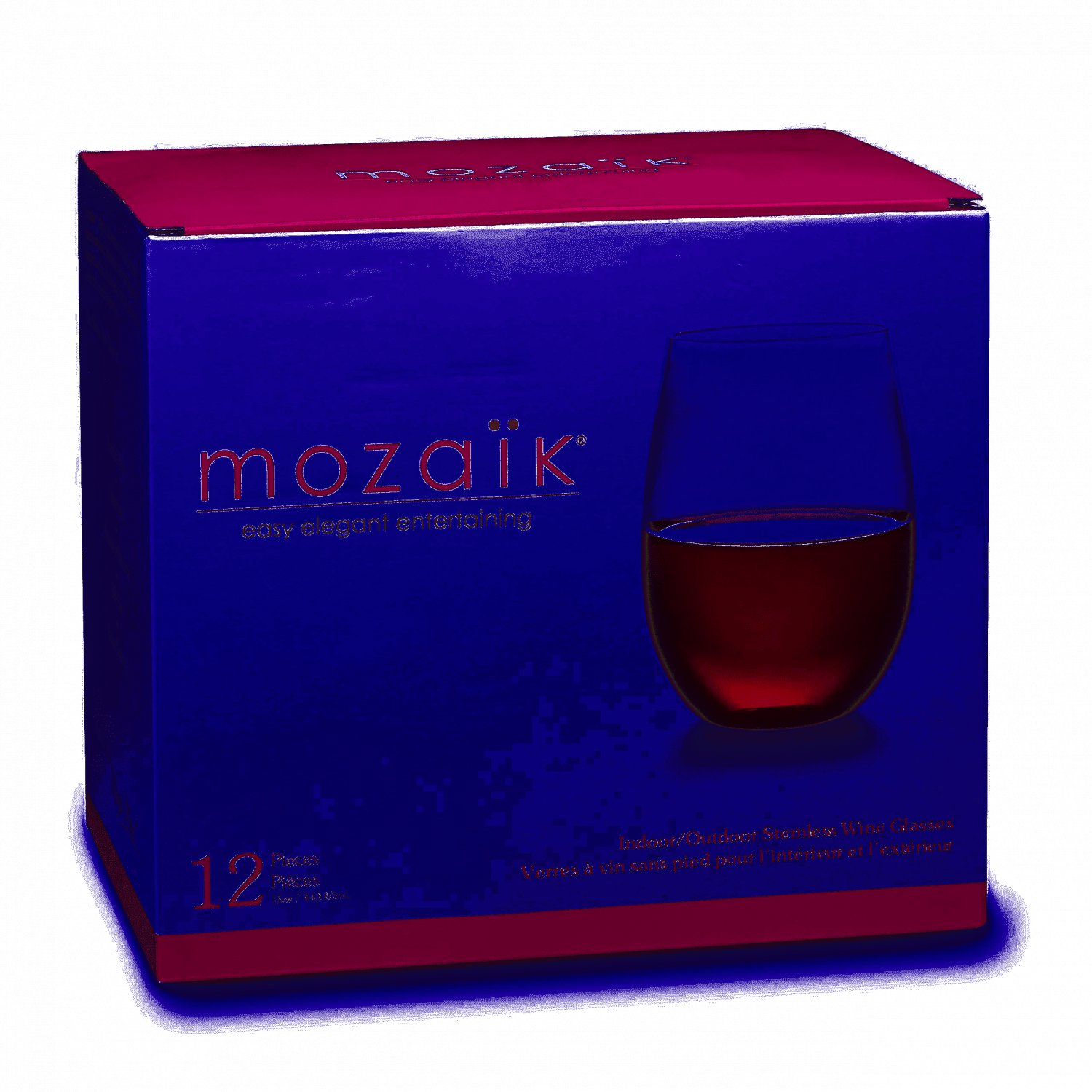 Mozaik Premium Plastic Beer/Wine Glasses choose from 2 styles