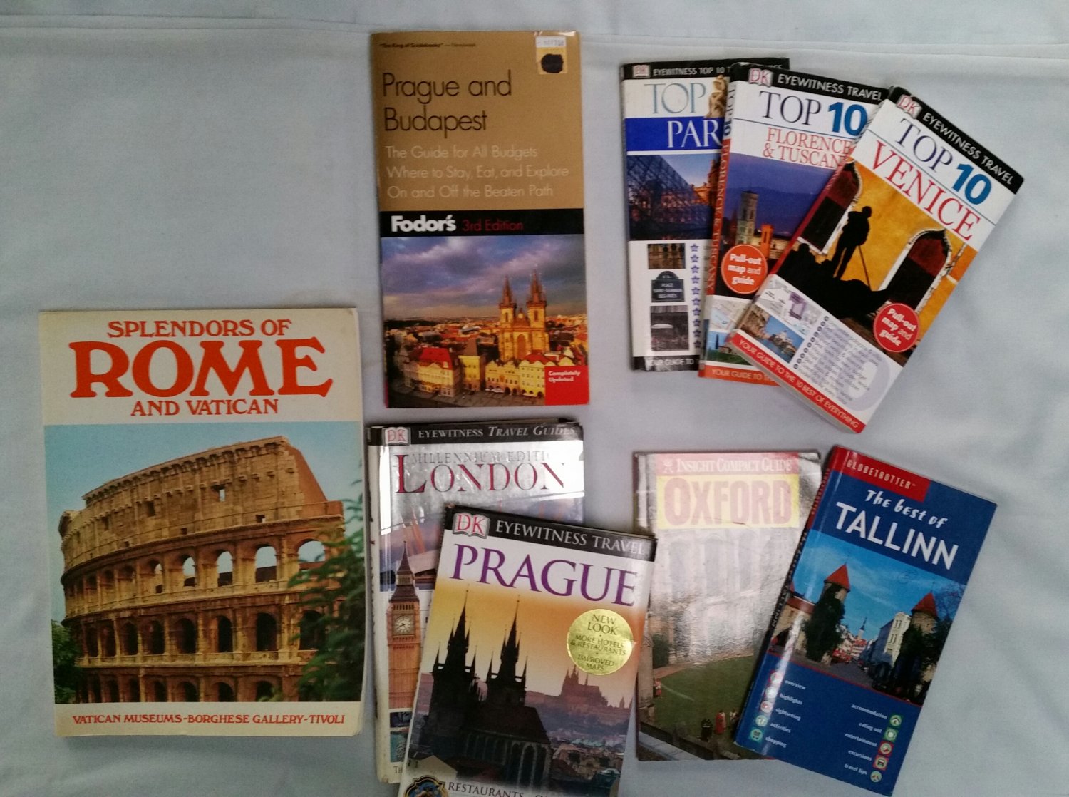 Europe Travel Guides Lot of 9