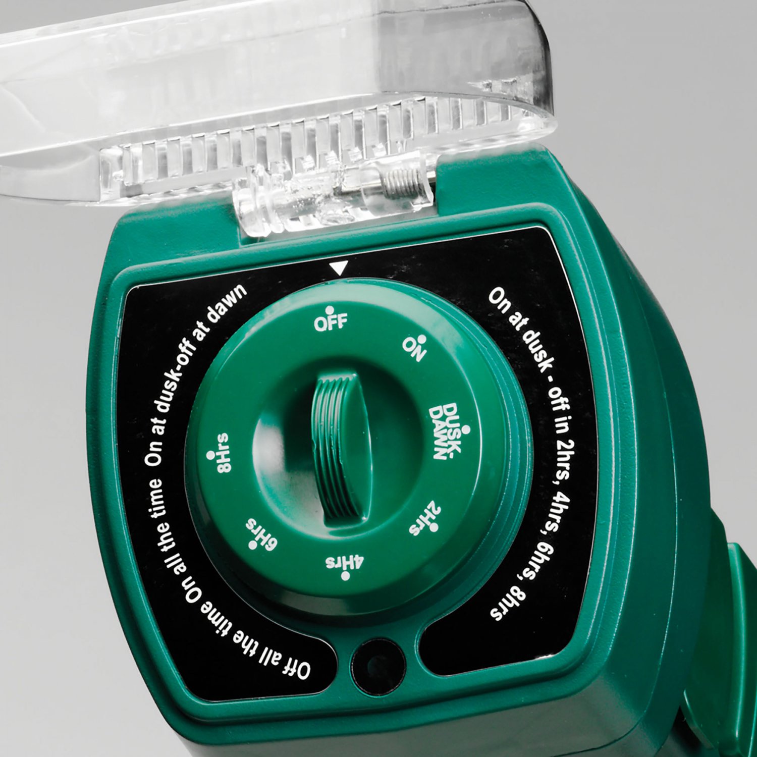 Sylvania 6 Outlet Power Stake Outdoor Green w/ Timer & 6' Light Duty