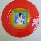 Snowman Ceramic Platter