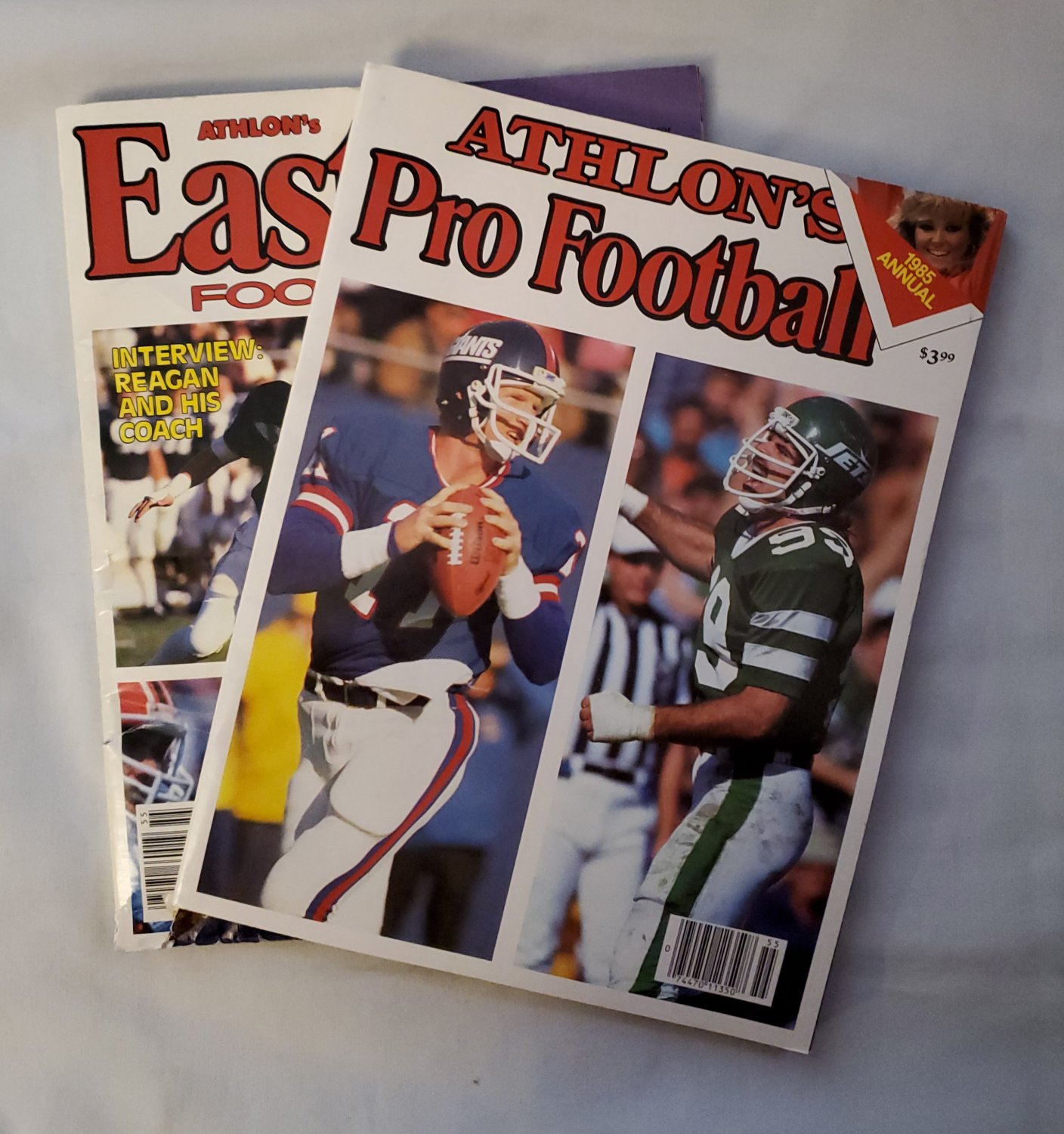 Vintage Athlon's 1985 Football Edition Great Collectibles Buy the set of 2 n' Save More