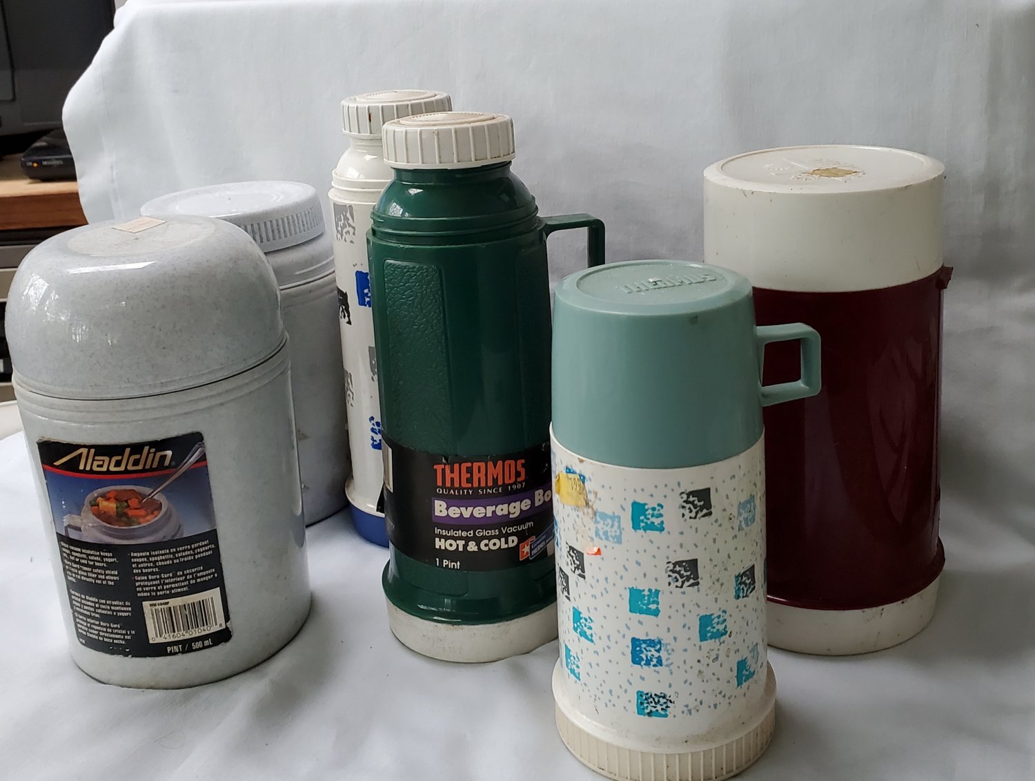 Thermos & Aladdin Food Bottles Buy the Salvage Lot of 6