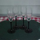Vintage Champagne Flutes set of 4