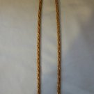 Vintage Bright silver like 50" Chain Necklace