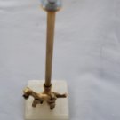 Vintage Lamp Pole with Dog and Pen Holder