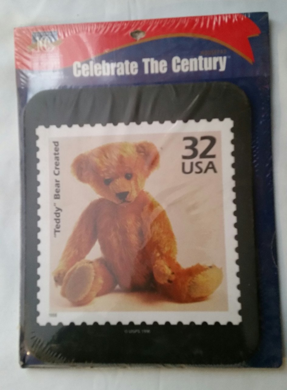 Collectible 1998 USPS TEDDY BEAR 32 Cent Stamp MOUSE PAD