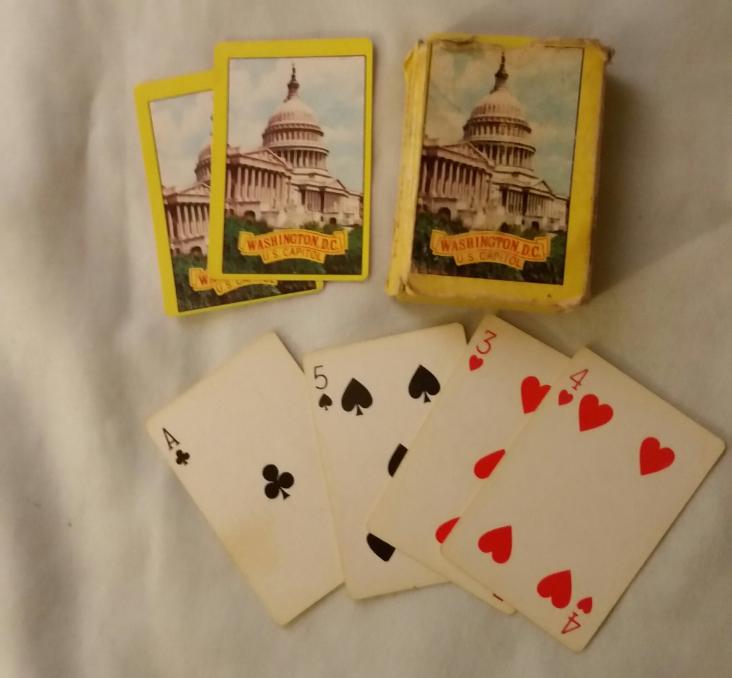 Vintage Washington DC Capitol Junior Playing Cards