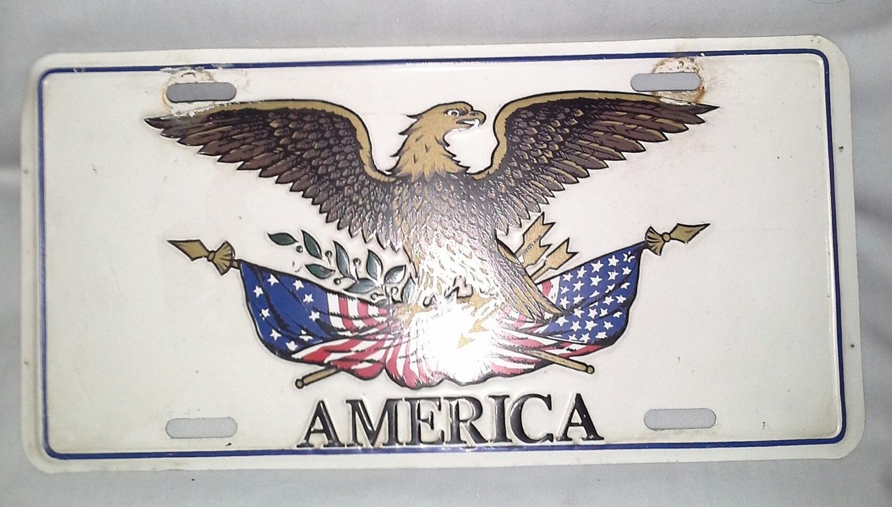 USA America Eagle Vanity Auto Plate