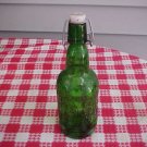 Vintage Green GROLSCH Beer Bottle w/ Porcelain Stopper (empty)
