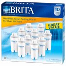 Brita Pour-Through Pitcher Replacement Filter, 10 pk.