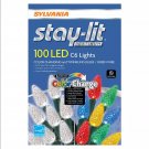 Sylvania Staylit 100-ct. 6-Function LED Twinkling/Color Changing C6 Light Set