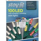 Sylvania Staylit 100-ct. 6-Function Synchronized LED Twinkling/Color Changing M7 Light Set
