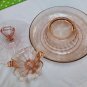 Vintage Pink Depression Glassware