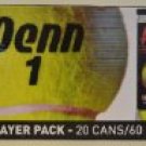 Penn Championship Tennis Balls, 20-pack Case Lot New larger pack