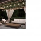 Artika Blaze 20 LED Bulb Outdoor Solar String Lights Matte Black