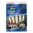 Sylvania Staylit Traditional Glow Soft White or multicolor LED Lights, 200 ct.