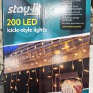 Sylvania 200 LED  Icicle Light set